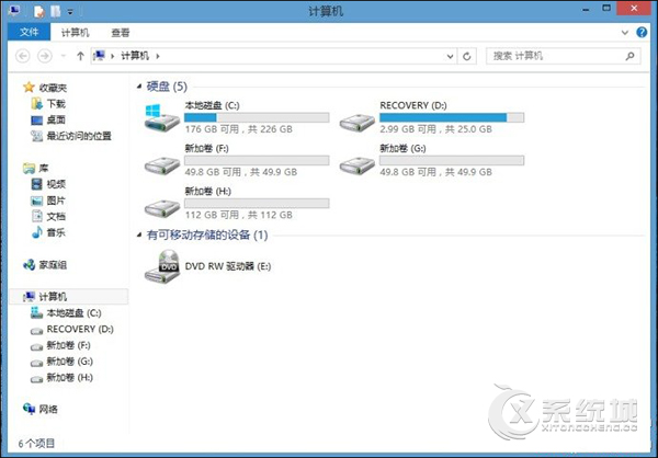 Win8系统怎么利用磁盘管理进行无损分区？