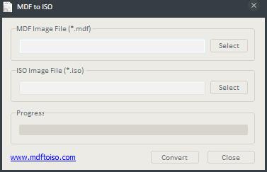 MDF to ISO(MDF转换ISO工具) V1.0