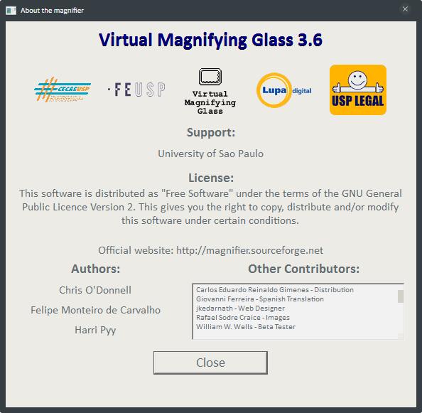 Virtual Magnifying Glass(虚拟放大镜) V3.6 绿色版