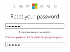 微软有先见之明 禁止用户使用弱口令密码