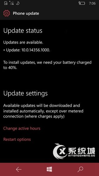 好消息！Win10 Mobile预览版14356已推送