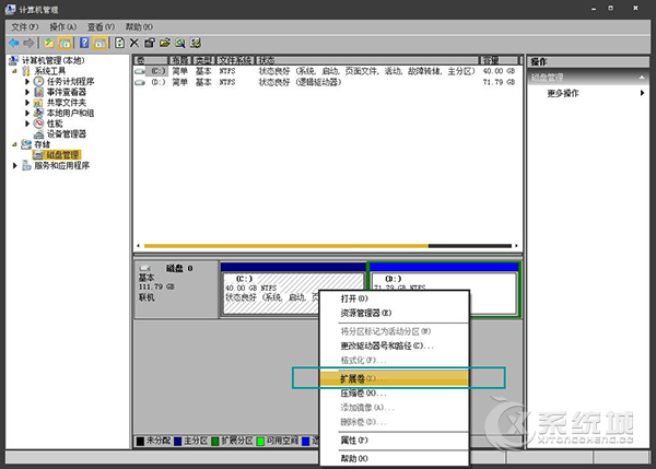 值班！Win7系统如何合并两个分区？系统硬盘分区合并的方法