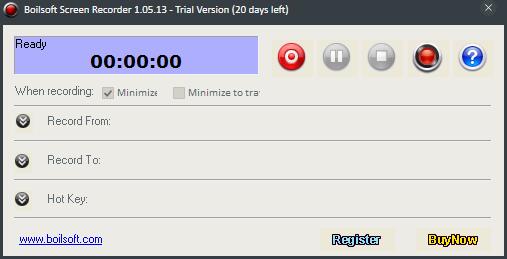 Boilsoft Screen Recorder(屏幕录像软件) V1.05.13