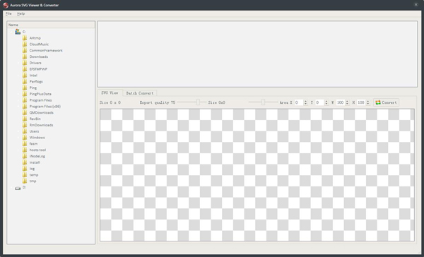 Aurora SVG Viewer & Converter(SVG转换器) V1.02