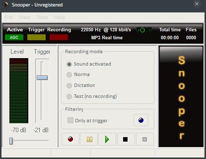 Snooper Sound Logger(录音工具) V1.46.1.0