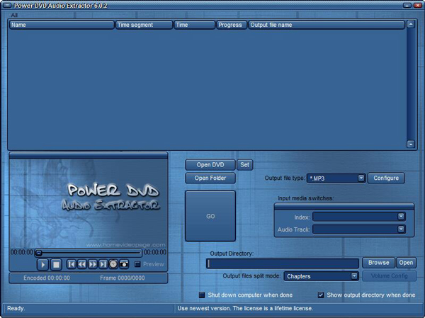 Power DVD Audio Extractor(DVD音频提取工具) V6.0.2