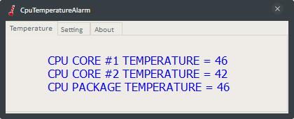 CpuTemperatureAlarm(CPU温度监测) V1.0 绿色版