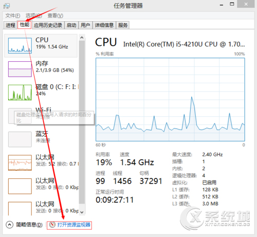 Win8系统利用资源监视器查看QQ好友IP地址的方法