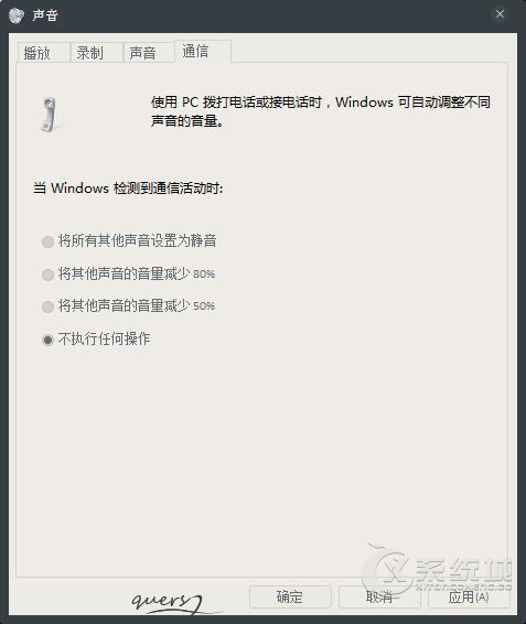 当Win7检测到通信活动时如何修改默认声音减弱设置？