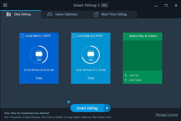 SmartDefrag(磁盘碎片整理) V5.0.2.768