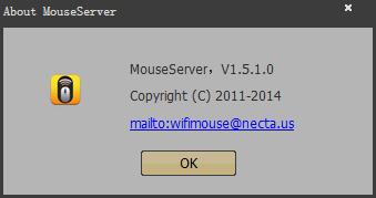 Server Settings(模拟无线鼠标) V1.5.1.0