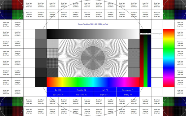 Monitor Test Screens(显示器测试) V2.5 绿色版