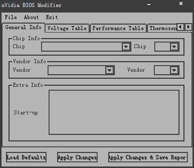 NVidia BIOS Modifier(N卡BIOS编辑工具) V3.3 绿色版