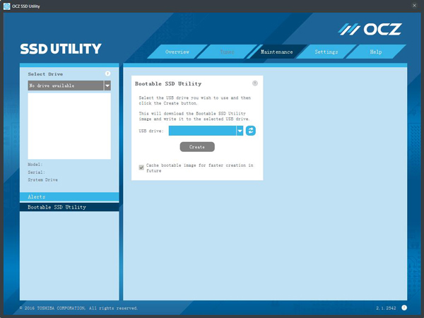 OCZ SSD Utility(SSD监控) V2.1.2542