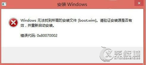 升级Win10提示“无法找到Boot.WIM”怎么办？