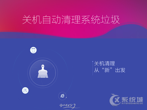 Win7系统怎么设置关机自动清理系统垃圾？