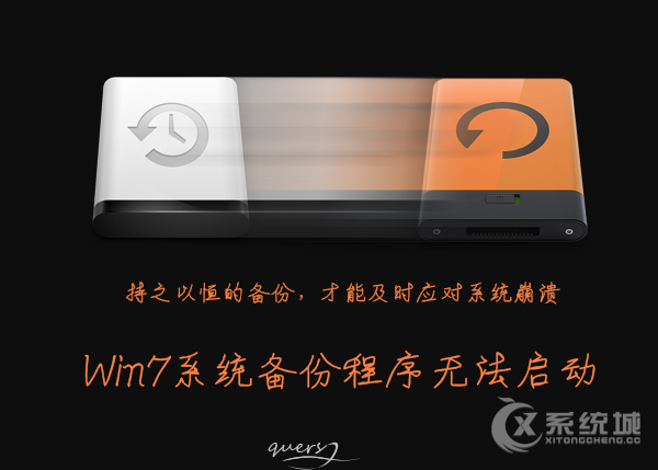 Win7系统备份程序无法启动不能备份怎么解决？