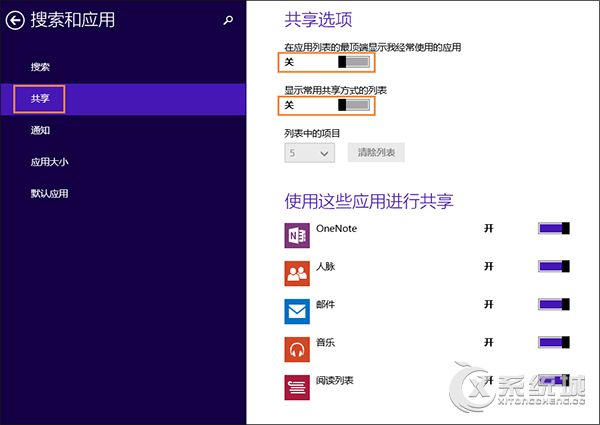 Win8系统最近打开的项目怎么关闭？