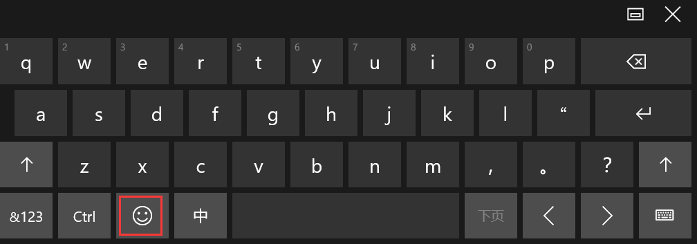 Win10自带的Emoji表情的输入方法