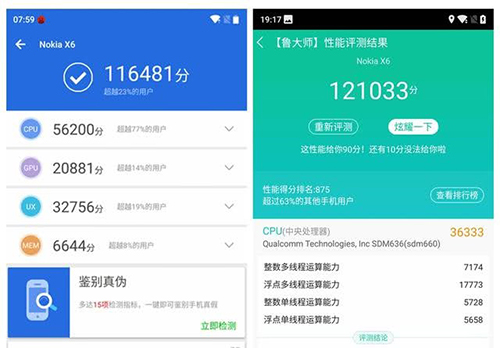 诺基亚X6安兔兔跑分