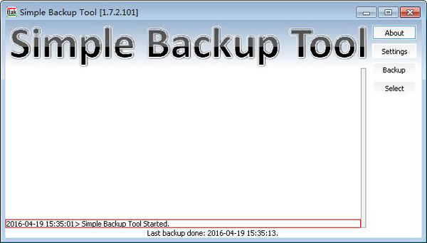 Simple Backup Tool