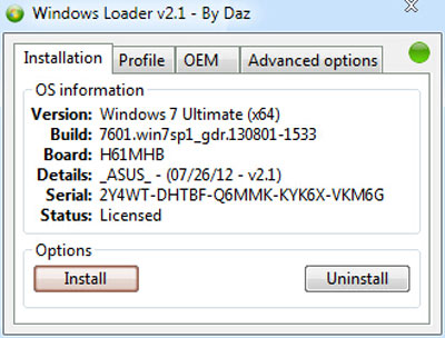 Windows 7 Loader 2.1 