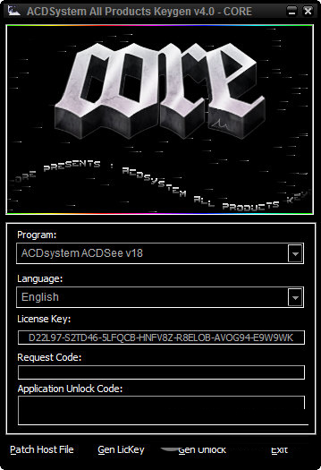 ACDsee18注册机