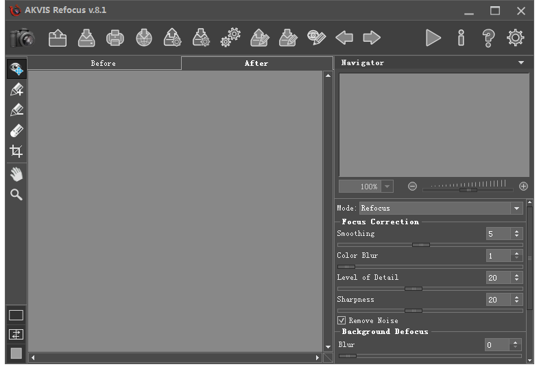 AKVIS Refocus(ps模糊照片变清晰滤镜) V8.1 英文安装版