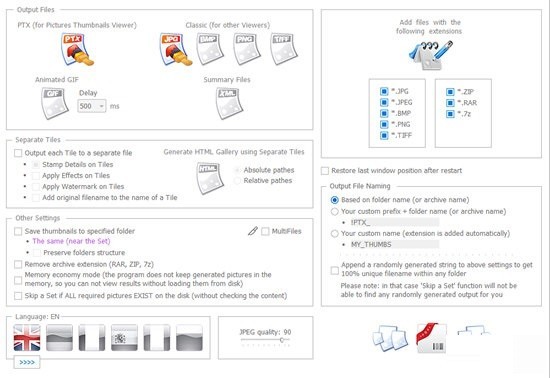 Pictures Thumbnails Maker Platinum V3.0.0.0 英文安装版