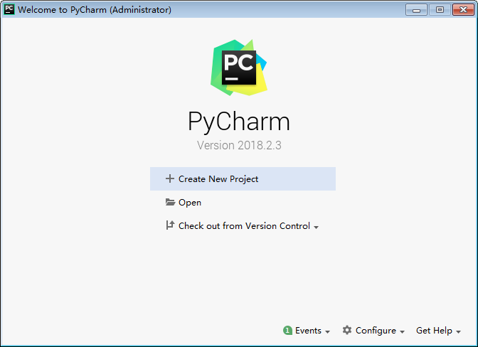 pycharm V2018.2.3 英文安装版