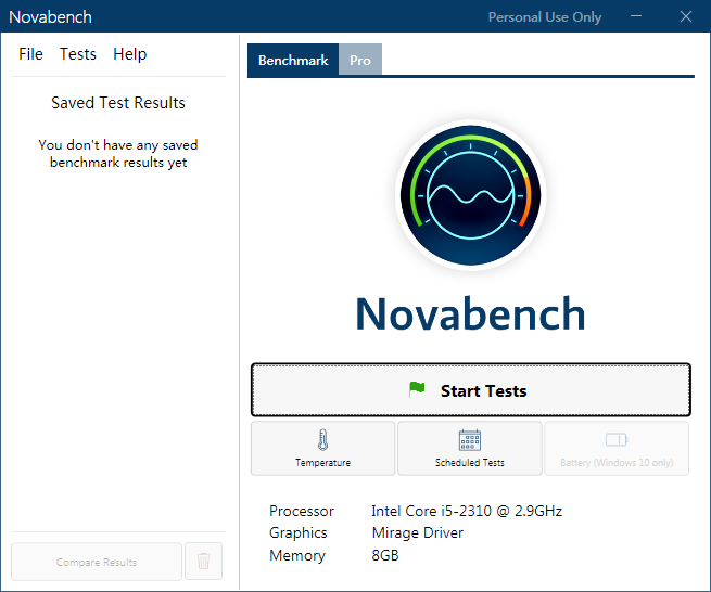 novabench(电脑跑分软件)