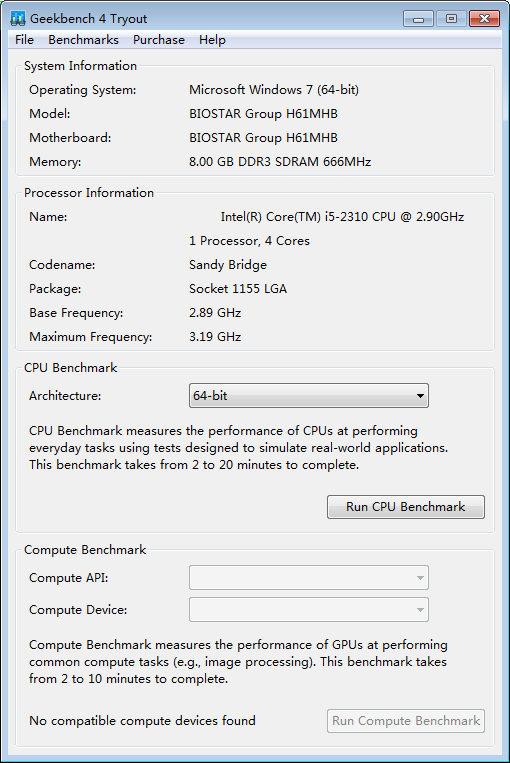 Geekbench 4 For Windows V4.3.2 英文安装版