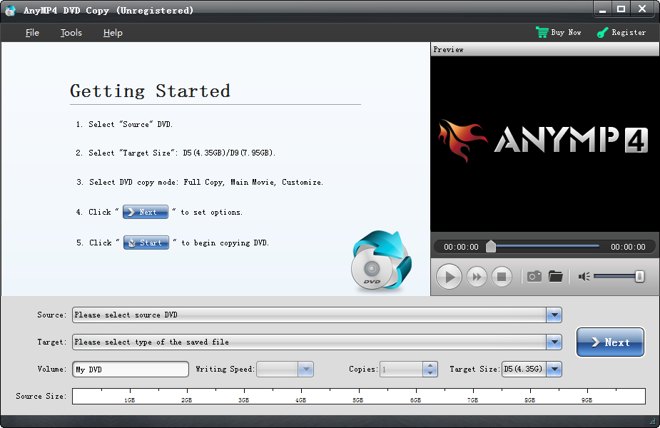 AnyMP4 DVD Copy(DVD拷贝软件) V3.1.28 英文安装版