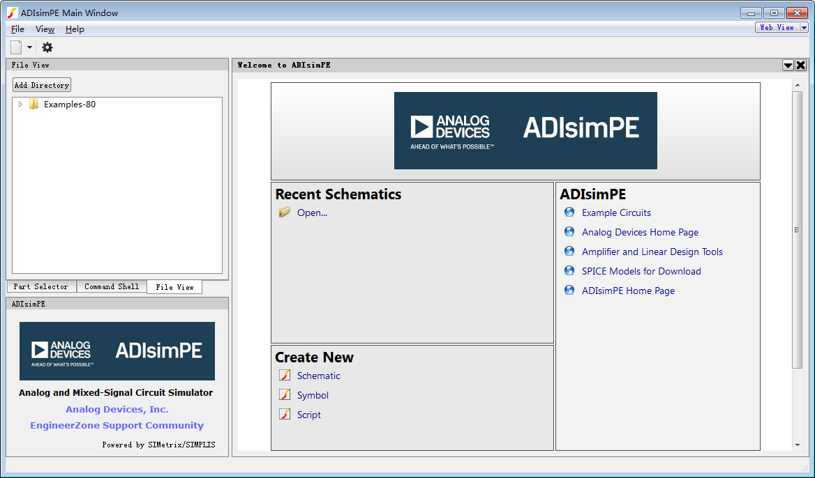 ADIsimPE（电路仿真软件） V8.001 英文安装版