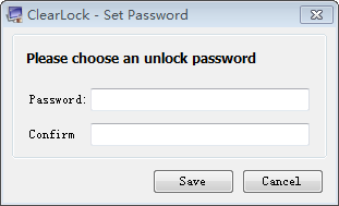 Clearlock锁屏软件 V1.4.0.0 绿色英文版