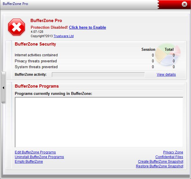 BufferZone(强大的沙箱系统) V4.07 英文安装版
