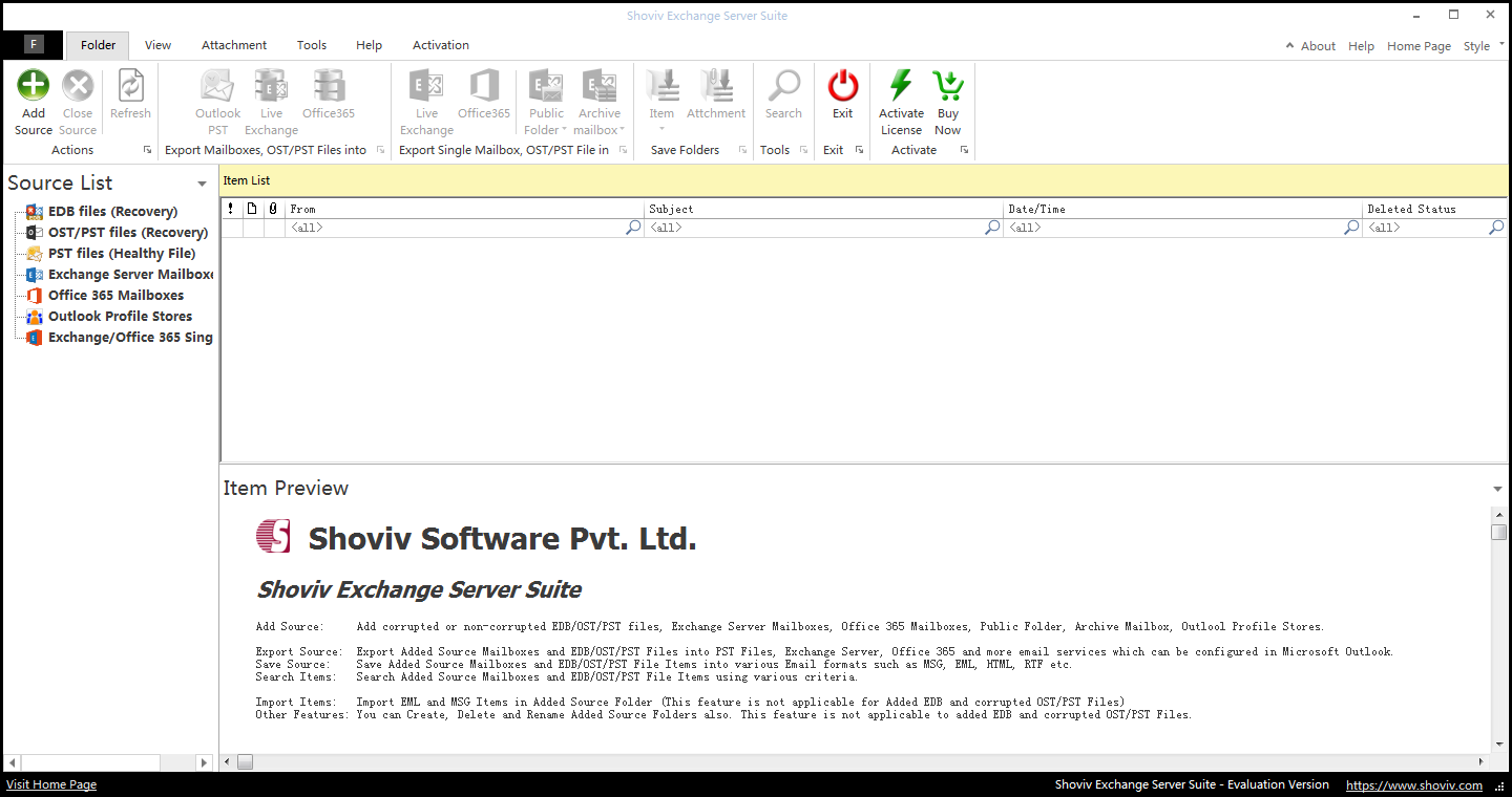 Shoviv Exchange Server Suite(迁移工具) V19.11 英文安装版