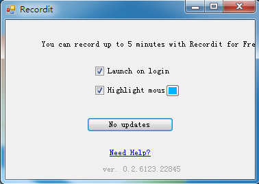 Recordit(录屏转GIF神器) V1.0.0.1 英文安装版