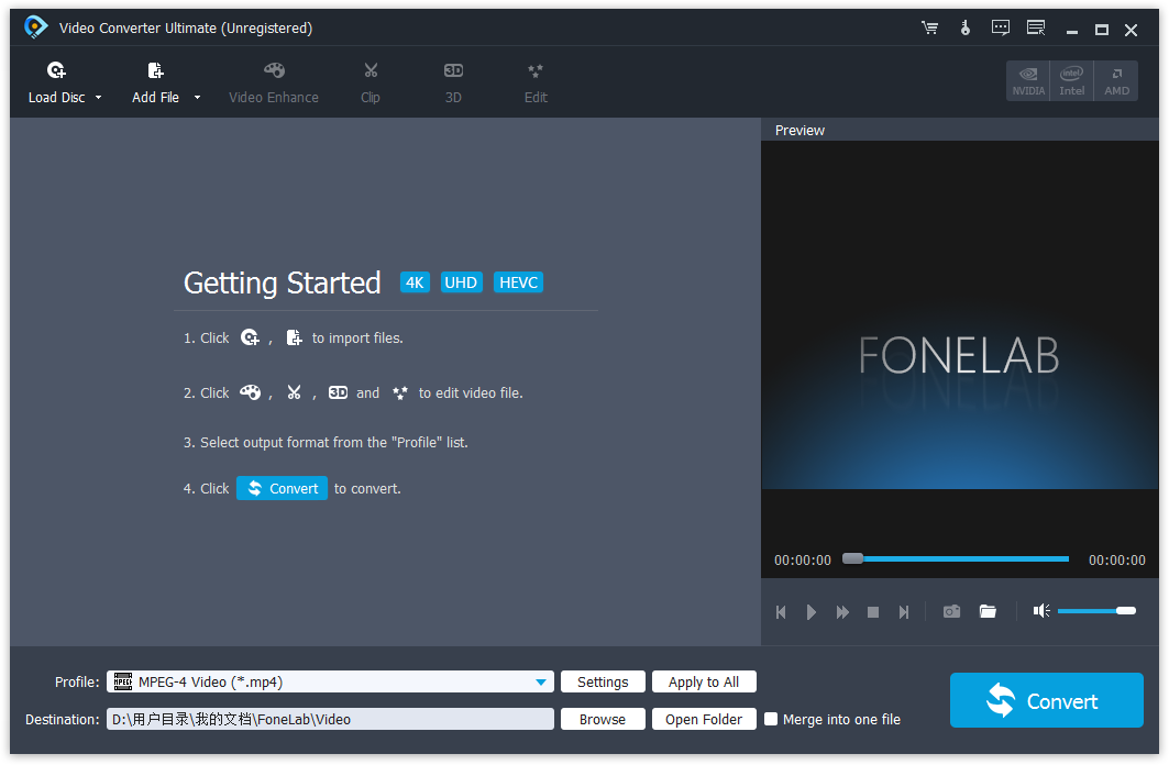 FoneLab Video Converter Ultimate(全能视频转换工具) V8.2.3.0 英文安装版