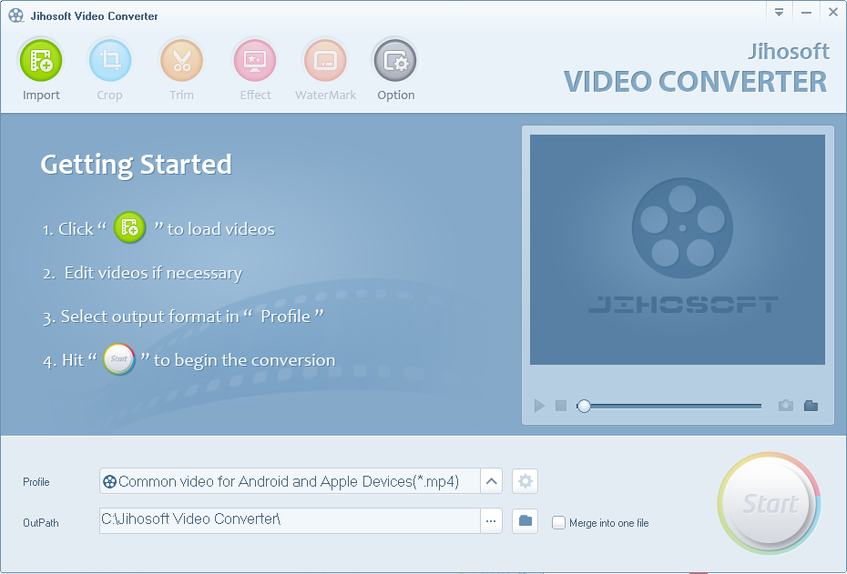 Jihosoft Video Converter(视频格式转换工具) V4.0.3 英文安装版