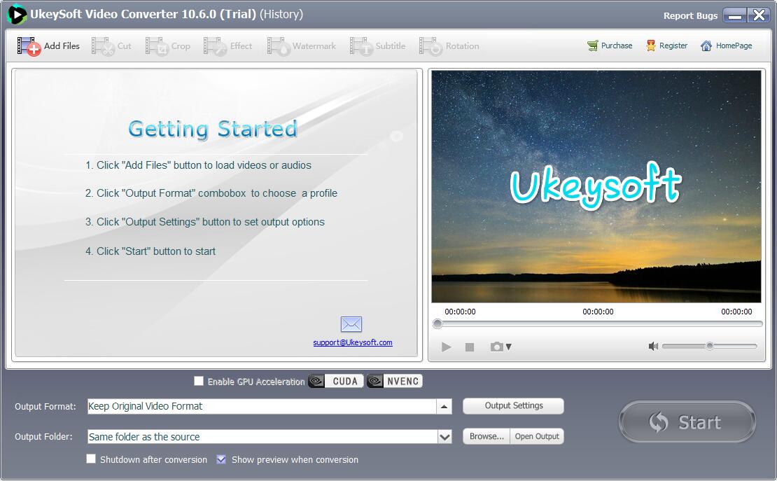 Ukeysoft Video Converter(视频转换工具) V10.6.0 英文安装版