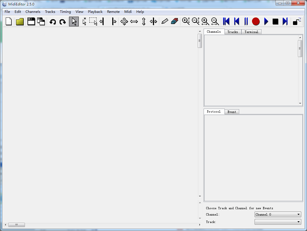 MidiEditor(MIDI音乐制作软件) V2.5 英文安装版
