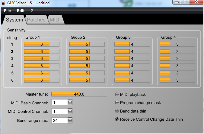 GI20Editor(Midi音乐编辑器) V1.5 绿色版