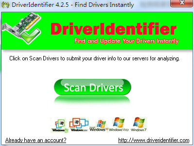 DriverIdentifier(驱动自动更新软件) V4.2.5 绿色英文版