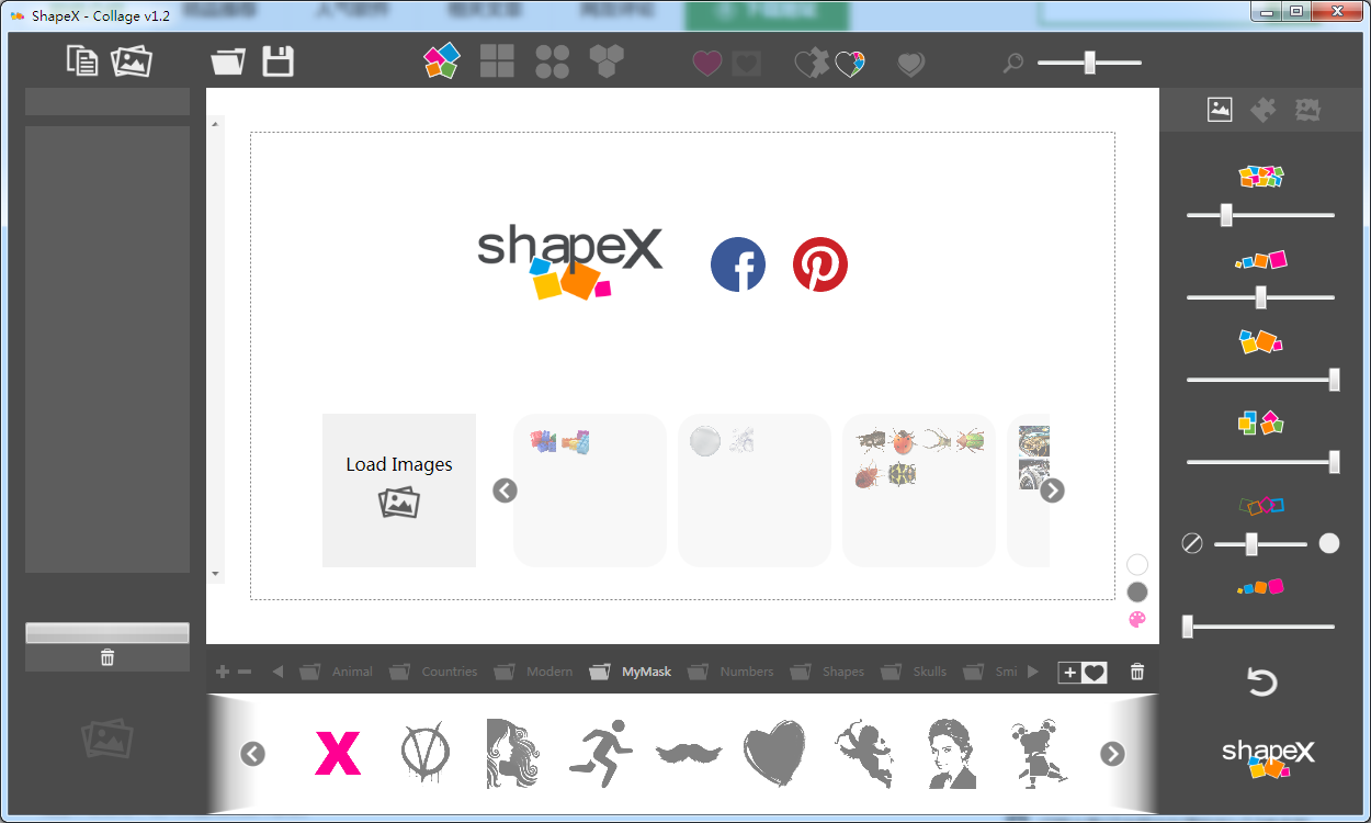 ShapeX(照片拼贴软件) V1.2 绿色版