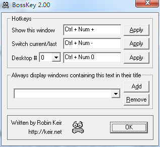 bosskey V8.2.0.5 绿色英文版