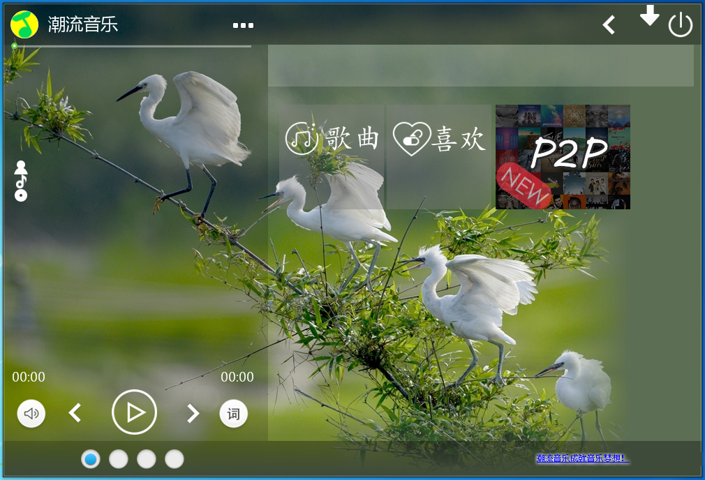 潮流音乐播放器 V2.0 免费安装版