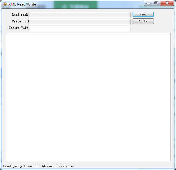 XMLReadWrite(XML读写工具) V1.0 绿色英文版