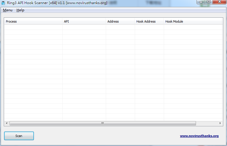 Ring3 API Hook Scanner(系统恶意软件扫描) V1.2 绿色英文版