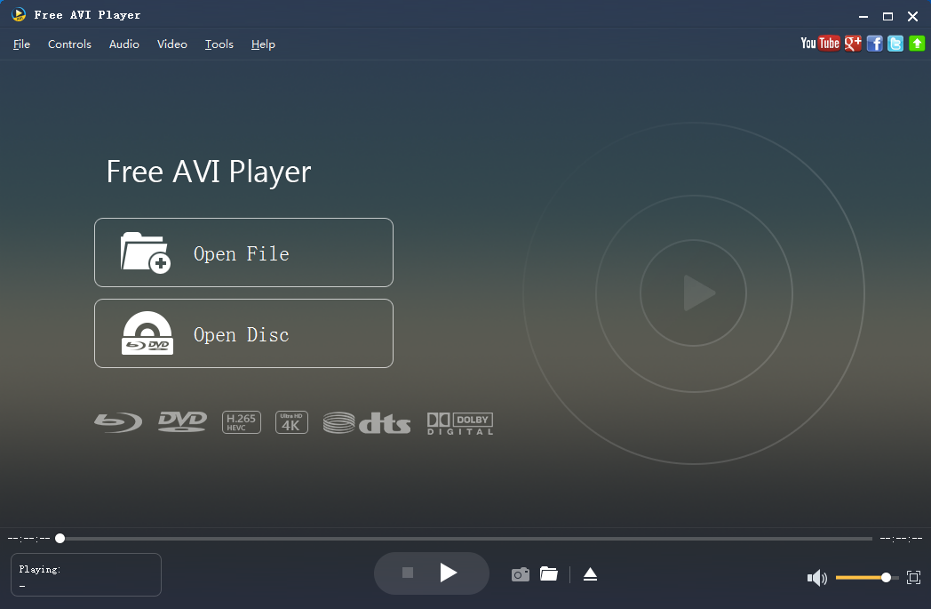 Free AVI Player(AVI播放器) V6.6.10 英文安装版